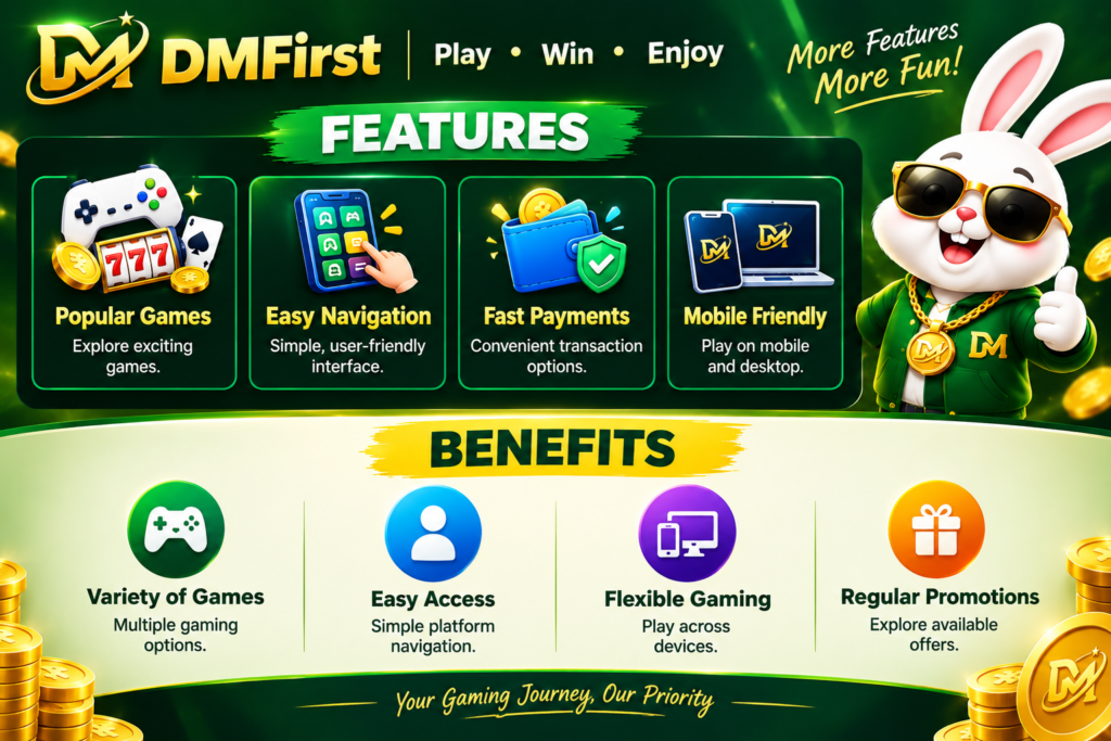 Home dmfirst features and benefits banner (1)